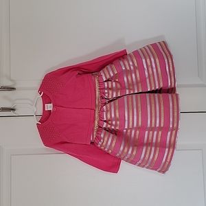 Gymboree Pink, Gold and Silver Dress